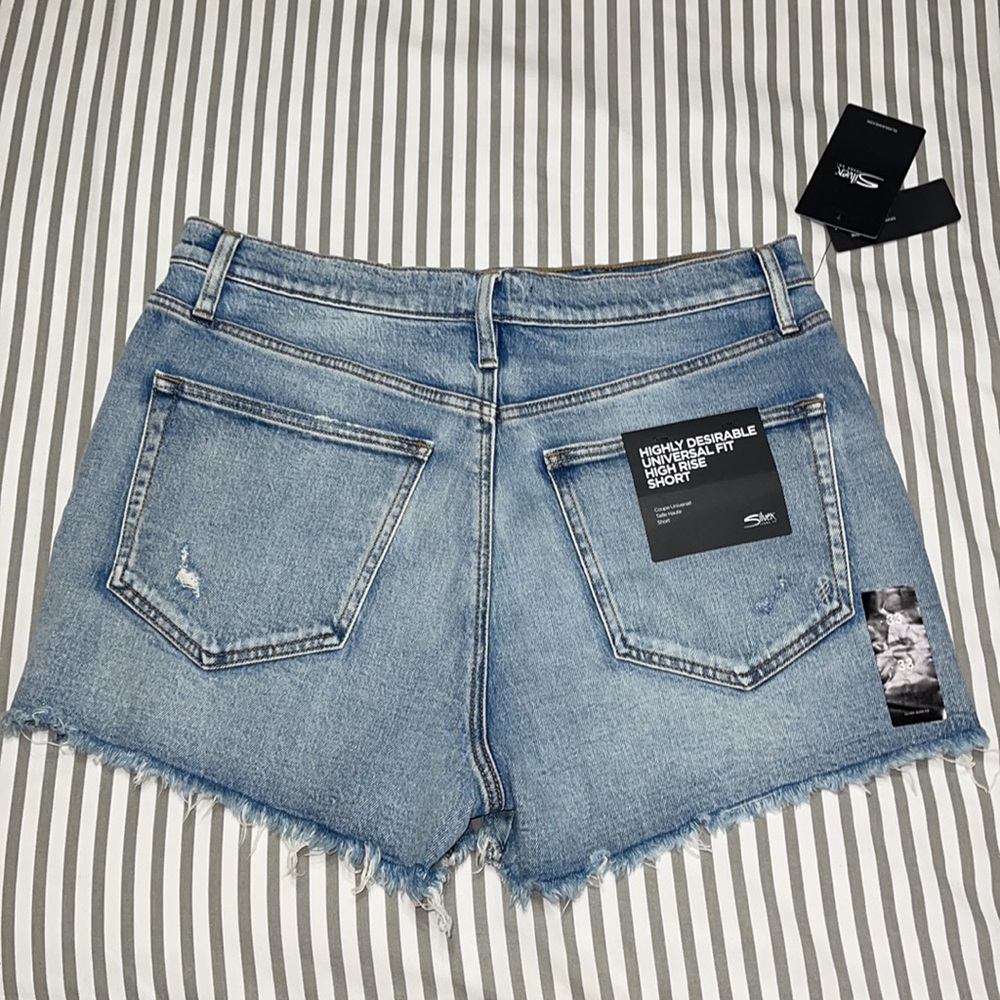 Silver Highly Desirable Universal Fit High Rise Short - Picture 2 of 6